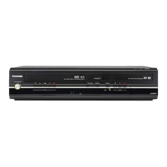 Toshiba DVR610 - DVDr/ VCR Combo Service Manual