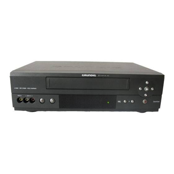 Grundig VIVANCE GV 3000 VPS/1 Service Manual