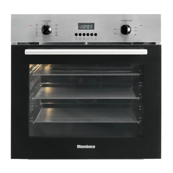 Blomberg BWOS24100 Electric Wall Oven Manuals