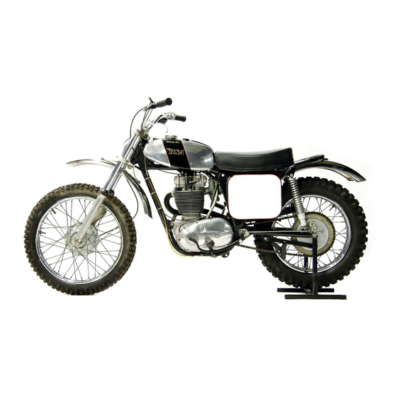 BSA B50 MX Victor 1972 Owner's Handbook Manual