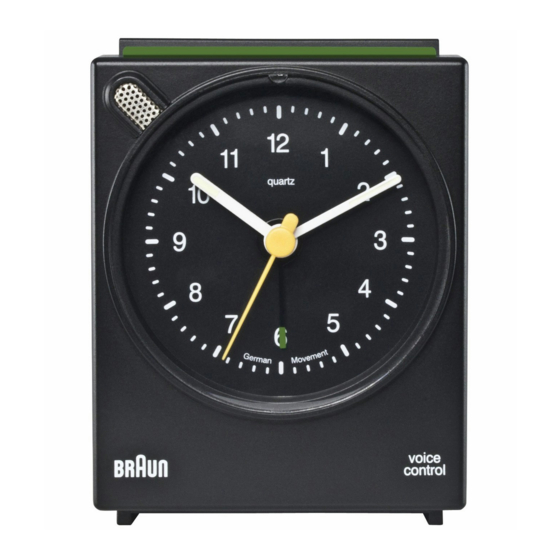Braun BNC004 User Instructions