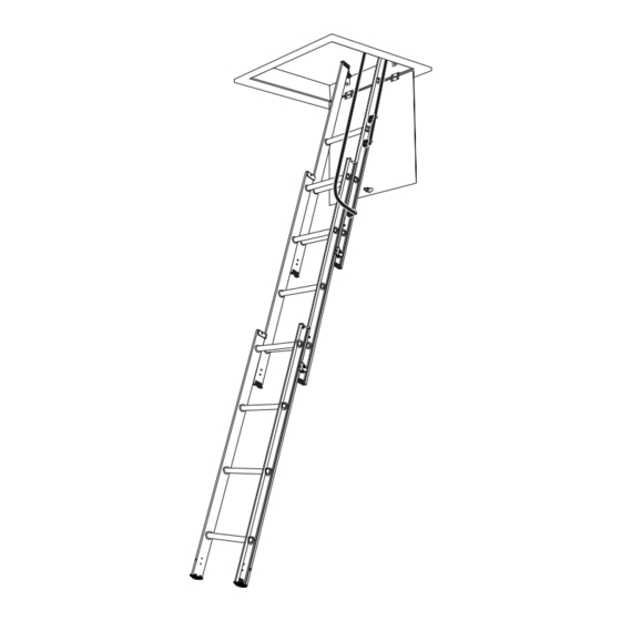 Mac allister LL6A Aluminium Loft Ladder Manuals