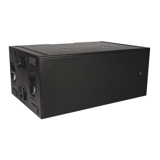 EM Acoustics S-218 Manual