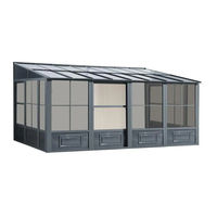 Gazebo penguin W1610 1/2 Assembly Instructions Manual