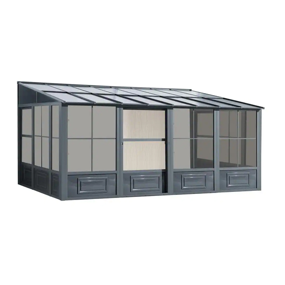 Gazebo penguin W1610 1/2 Assembly Instructions Manual