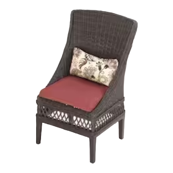 HAMPTON BAY WOODBURY D9127-3PC-BISTRO Use And Care Manual