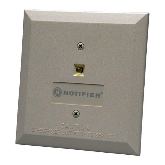 Honeywell NOTIFIER ISO-X Quick Start Manual
