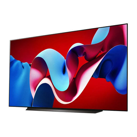 LG OLED83C44LA Owner's Manual