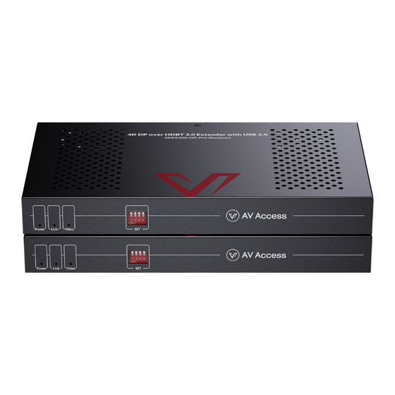 AV Access 4KEX100-DP-Pro User Manual