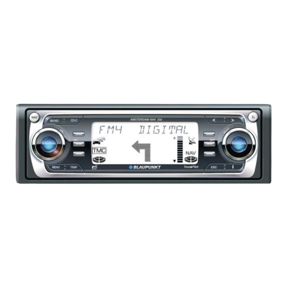 Blaupunkt TravelPilot Amsterdam NAV 35E Operating And Installation Manual