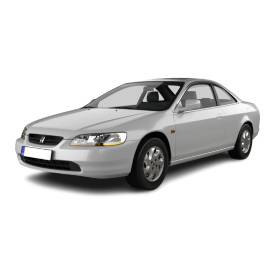 Honda 2002 Accord Coupe Owner's Manual