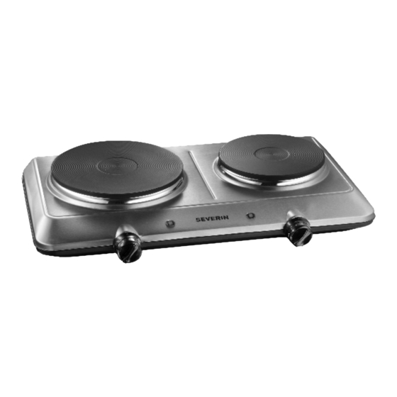 SEVERIN 1014 Double hotplate Manuals