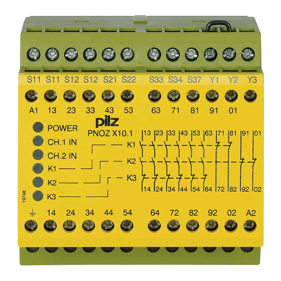Pilz PNOZ X10.1 Operating Manual