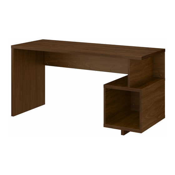 BUSH FURNITURE kathy ireland HOME MDD160MW Manual