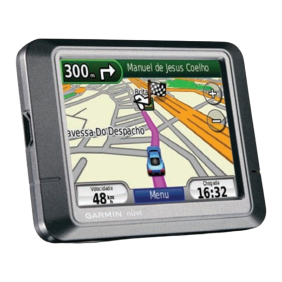 Garmin nuvi Series 205 Quick Start Manual