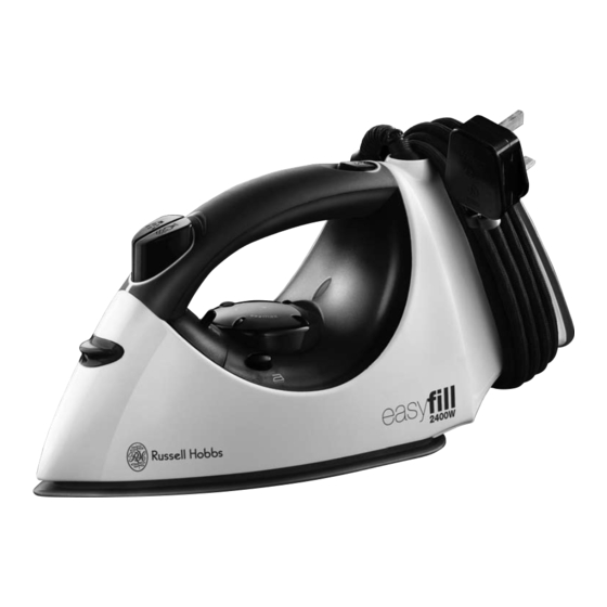 RUSSELL HOBBS STEAM IRON INSTRUCTIONS MANUAL Pdf Download ManualsLib
