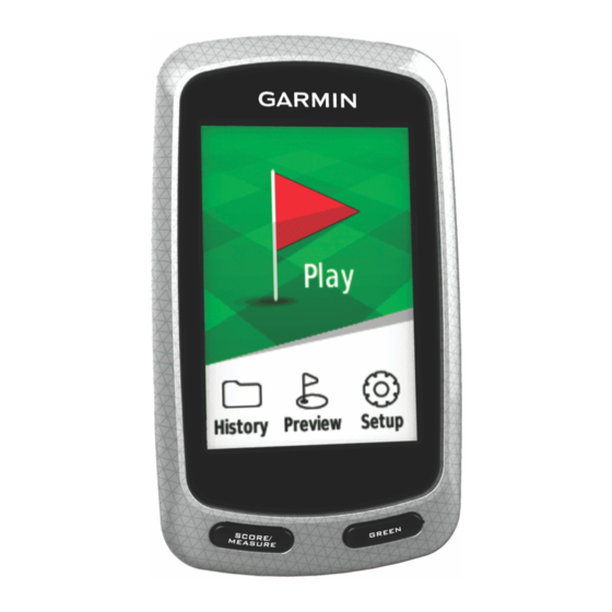 GARMIN APPROACH G7 OWNER'S MANUAL Pdf Download ManualsLib