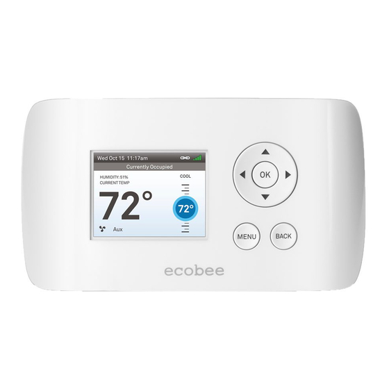 ECOBEE EMS SI MANUAL Pdf Download ManualsLib