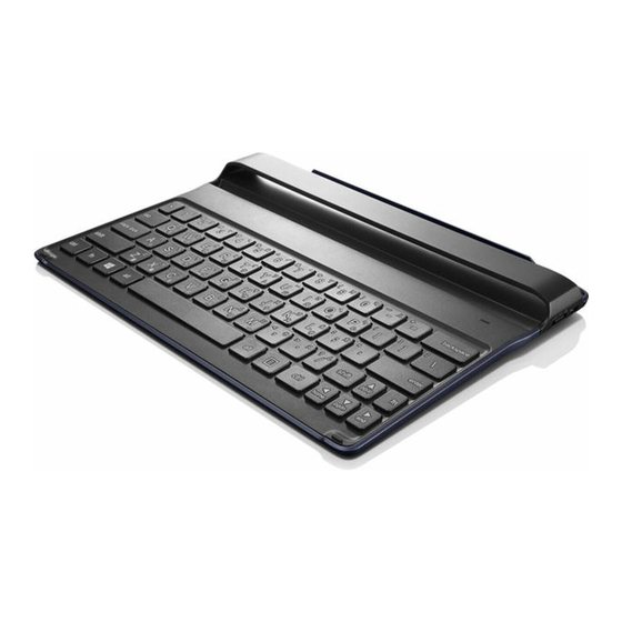 Lenovo Bluetooth Keyboard Cover for TAB A10 User Manual