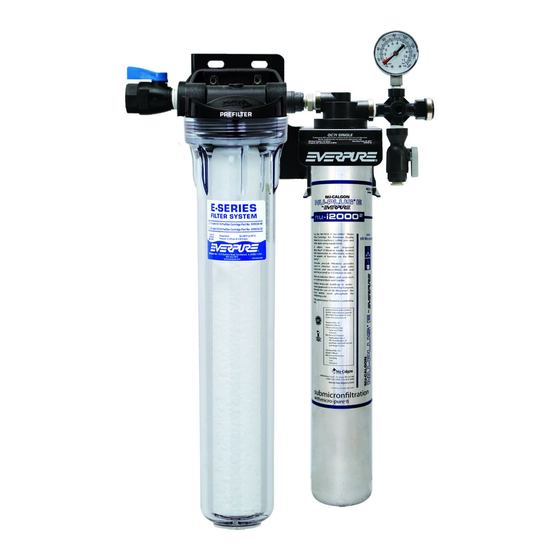 EVERPURE INSURICE PF SINGLE I2000 INSTALLATION AND OPERATION MANUAL