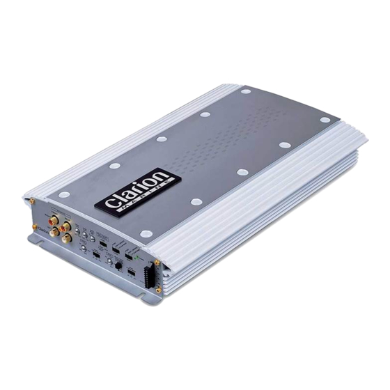 CLARION APX480M OPERATION & INSTALLATION MANUAL Pdf Download ManualsLib