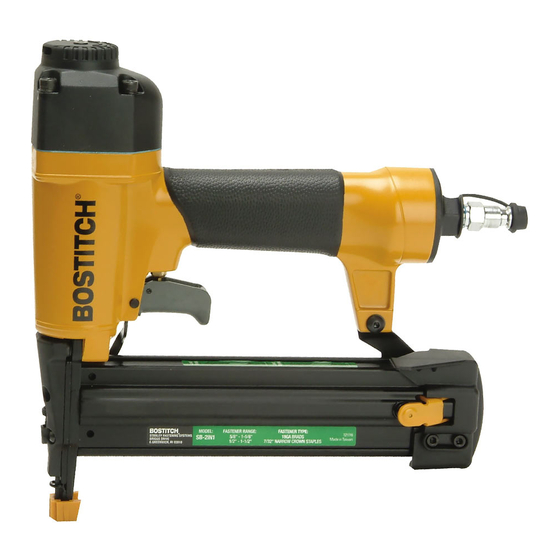 BOSTITCH SB150SX OPERATION AND MAINTENANCE MANUAL Pdf Download