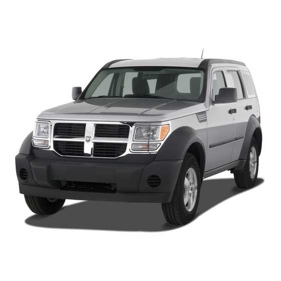 Dodge NITRO 08 Manual