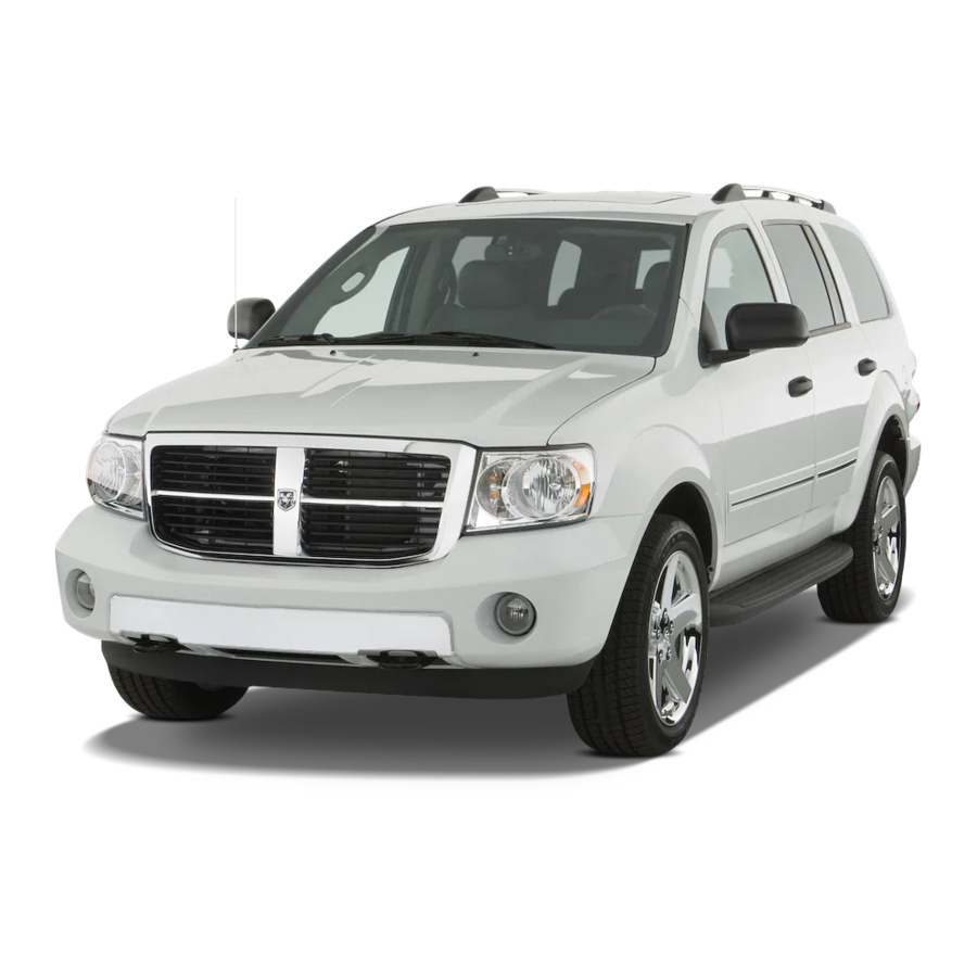 DODGE DURANGO 09 MANUAL Pdf Download | ManualsLib