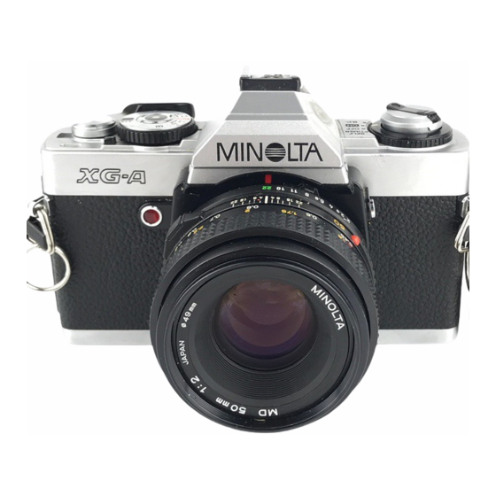 MINOLTA XGA OWNER