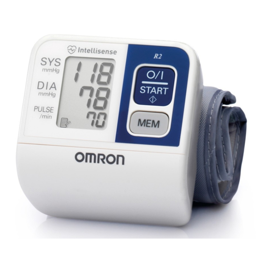 Omron RX3 Plus Compact Wrist Blood Pressure Monitor
