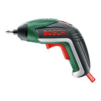Bosch IXO Original Instructions Manual