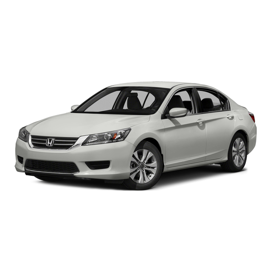 HONDA 2014 ACCORD SEDAN TECHNOLOGY REFERENCE MANUAL Pdf Download ...