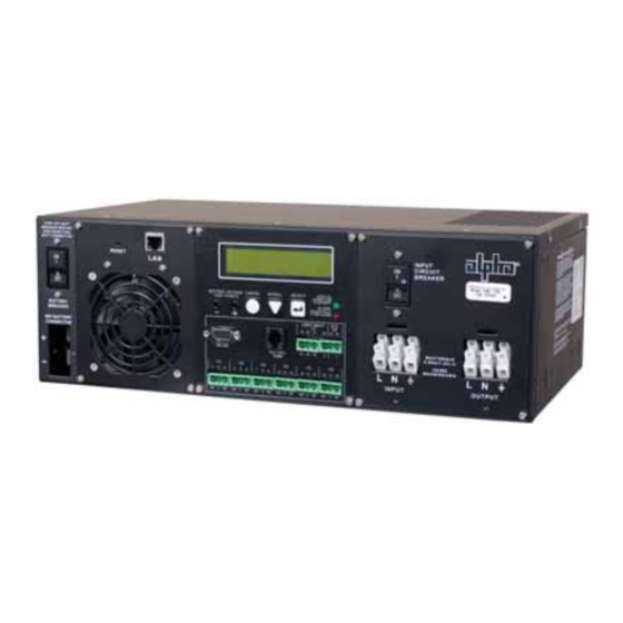 Alpha FXM 1100 Installation And Operation Manual