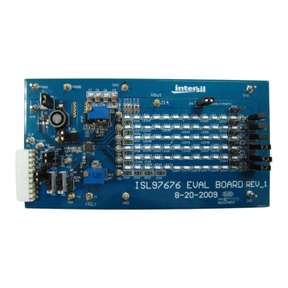 Intersil ISL97676IRZ Quick Start Manual