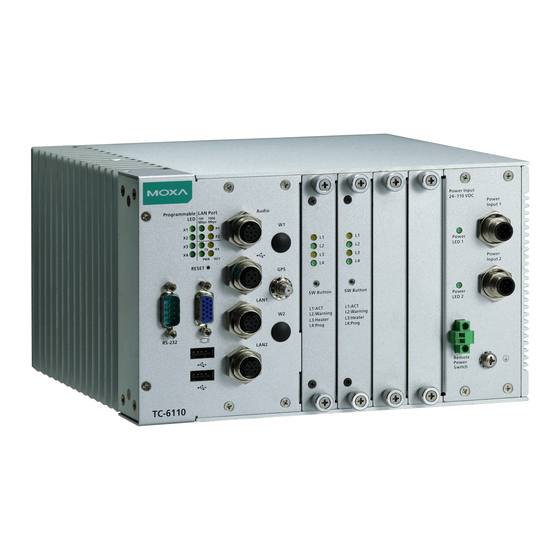 Moxa Technologies TC-6110-W7E Quick Installation Manual