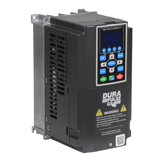 Automation Direct GS4-21P0 Setup & Quick Start Manual