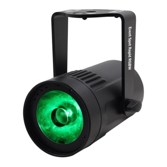 Ledj Event Spot Rapid RGBW Series User Manual