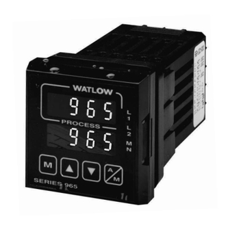 Watlow 965 Series User Manual