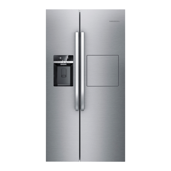 Grundig GSBS14621FX User Instructions
