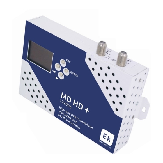 Ekselans MD HD + User Manual