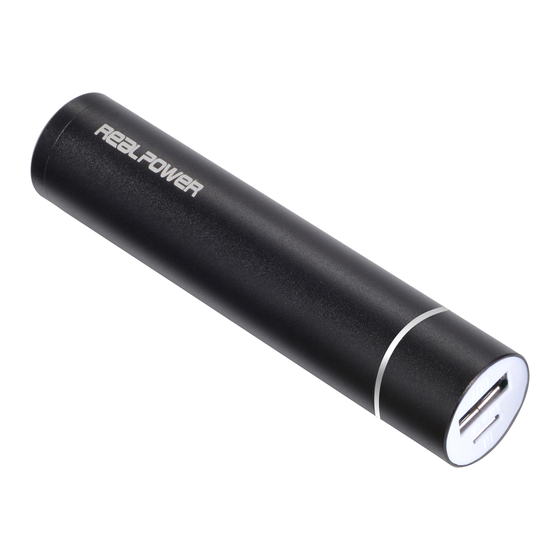 Real Power PB-26 Alu Quick Start Manual