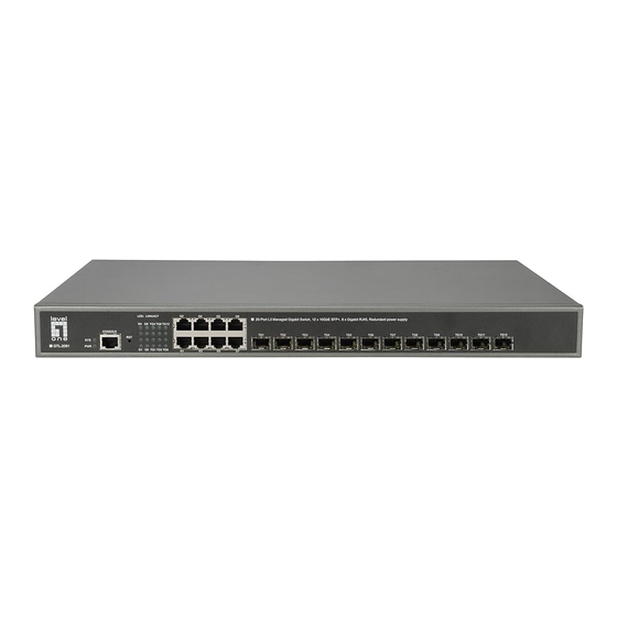 LevelOne GTL-2091 Quick Installation Manual