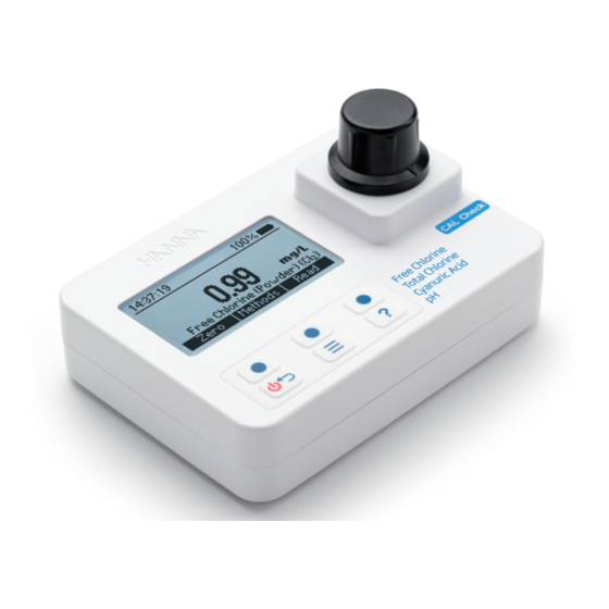 Hanna Instruments HI97725 Instruction Manual