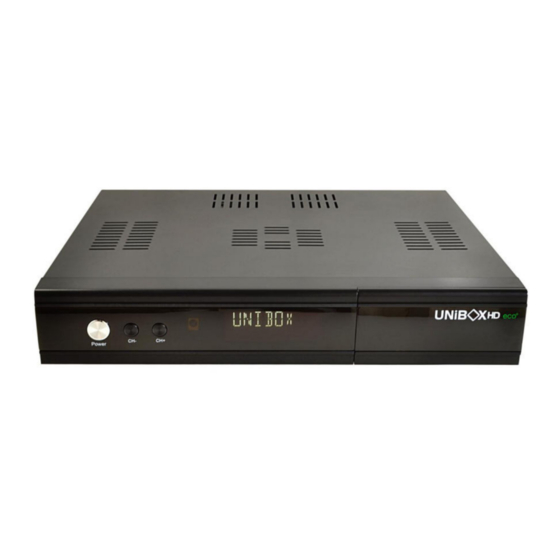 UNIBOX HD ECO+ Manuals