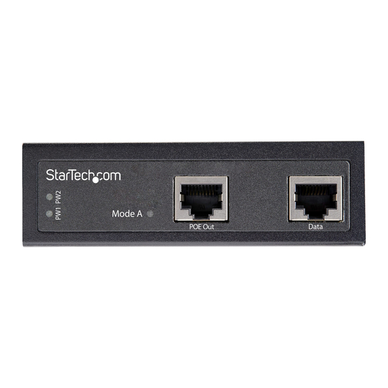 StarTech.com POEINJ30W Quick Start Manual