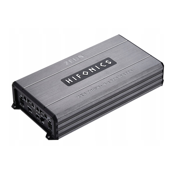 Hifonics ZEUS STREET User Manual