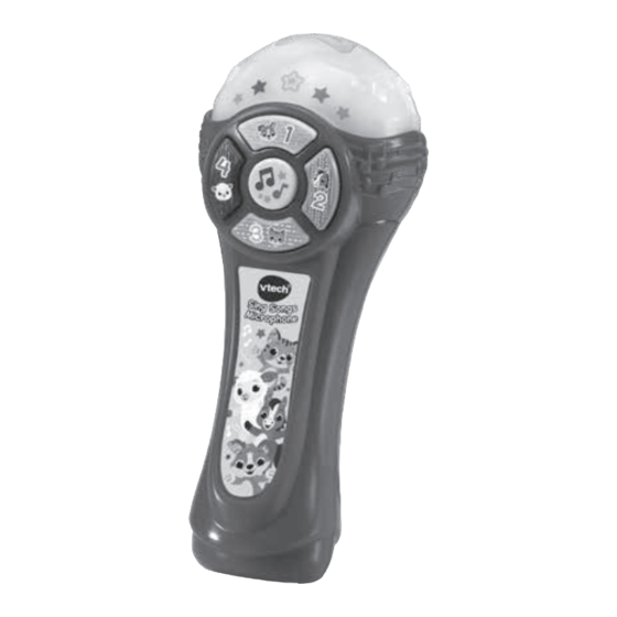 VTech Sing Songs Microphone Instruction Manual