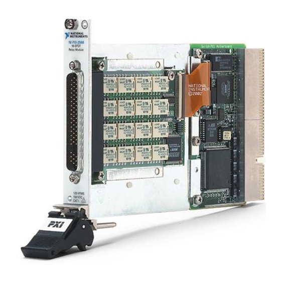 NI PXI-2566 Manual