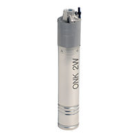 Pyd Electrobombas ONK Series Operating And Maintenance Manual
