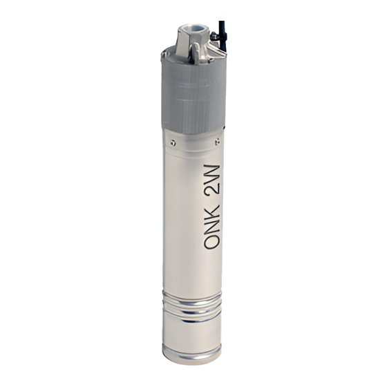 PYD Electrobombas ONK Series Manuals